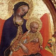 Details of Madonna and child,with sts.lawrence and julian